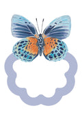Autumn Blue Butterfly Napkin Ring