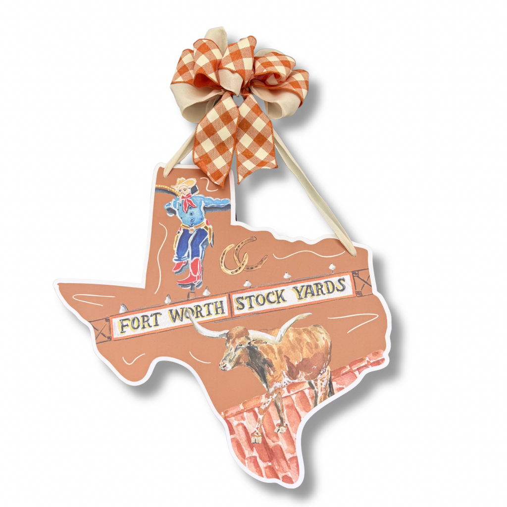 FPE x Catherine Cartie Fort Worth Door Hanger