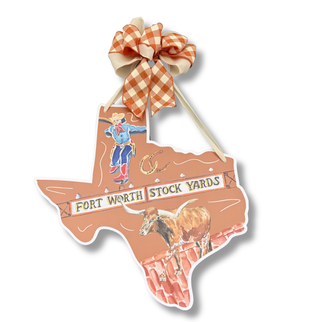 FPE x Catherine Cartie Fort Worth Door Hanger