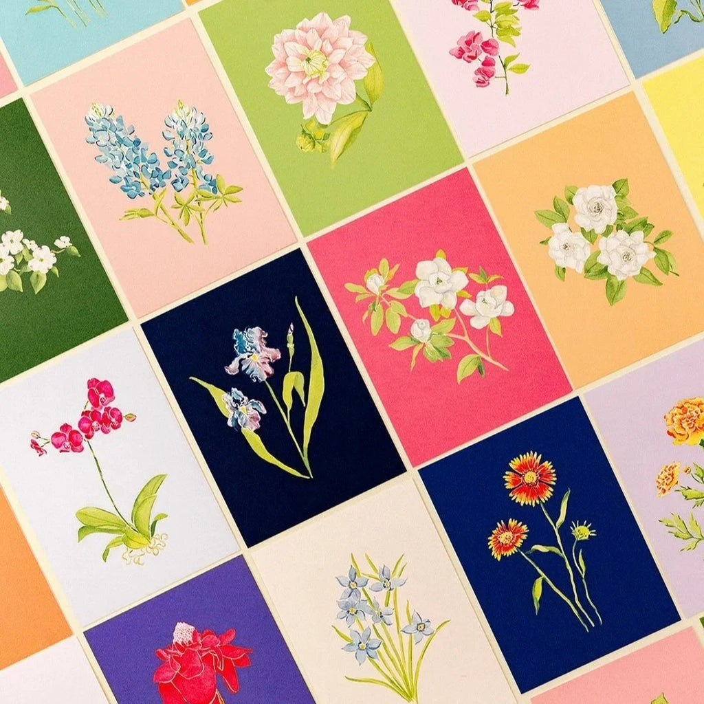 Colorful Botanical 5x7 Print - Violet