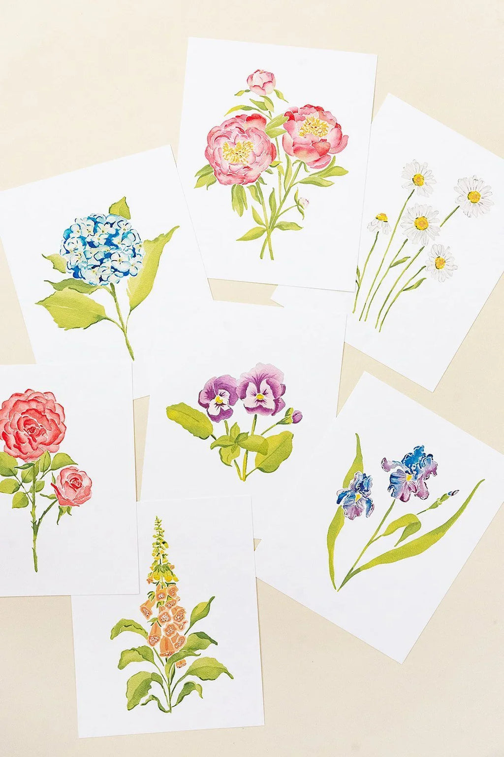 Botanical Art Prints 8x10 - Dahlia