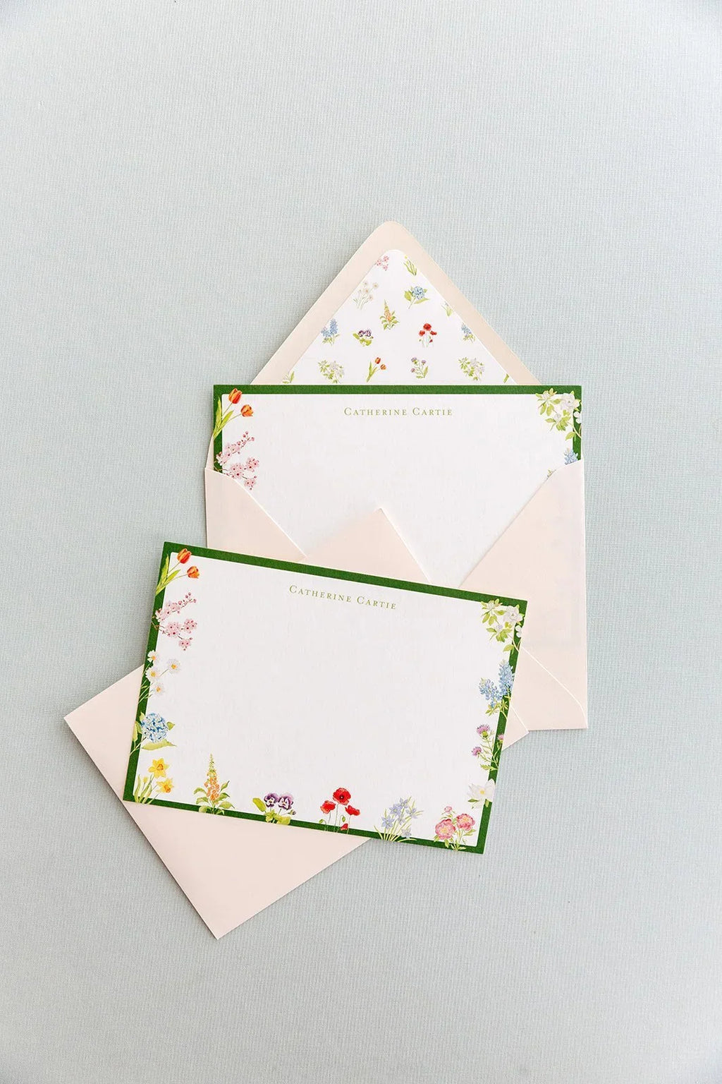 Personalized Botanical Notecards