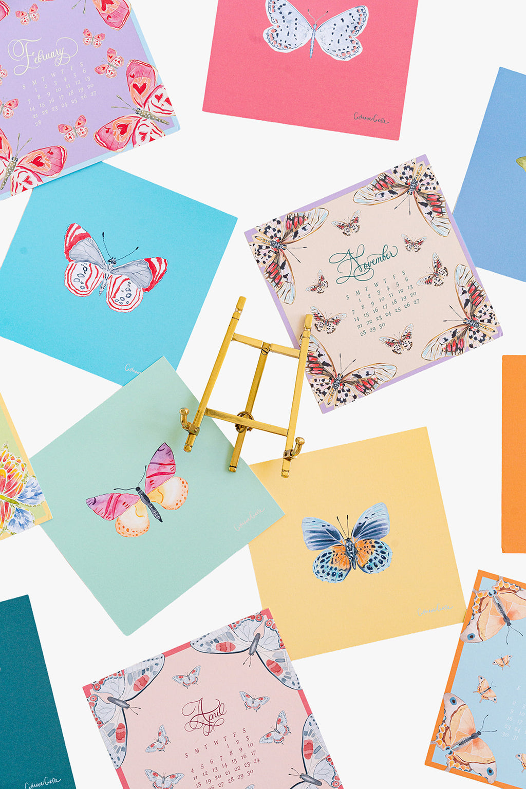 2027 Butterflies Calendar