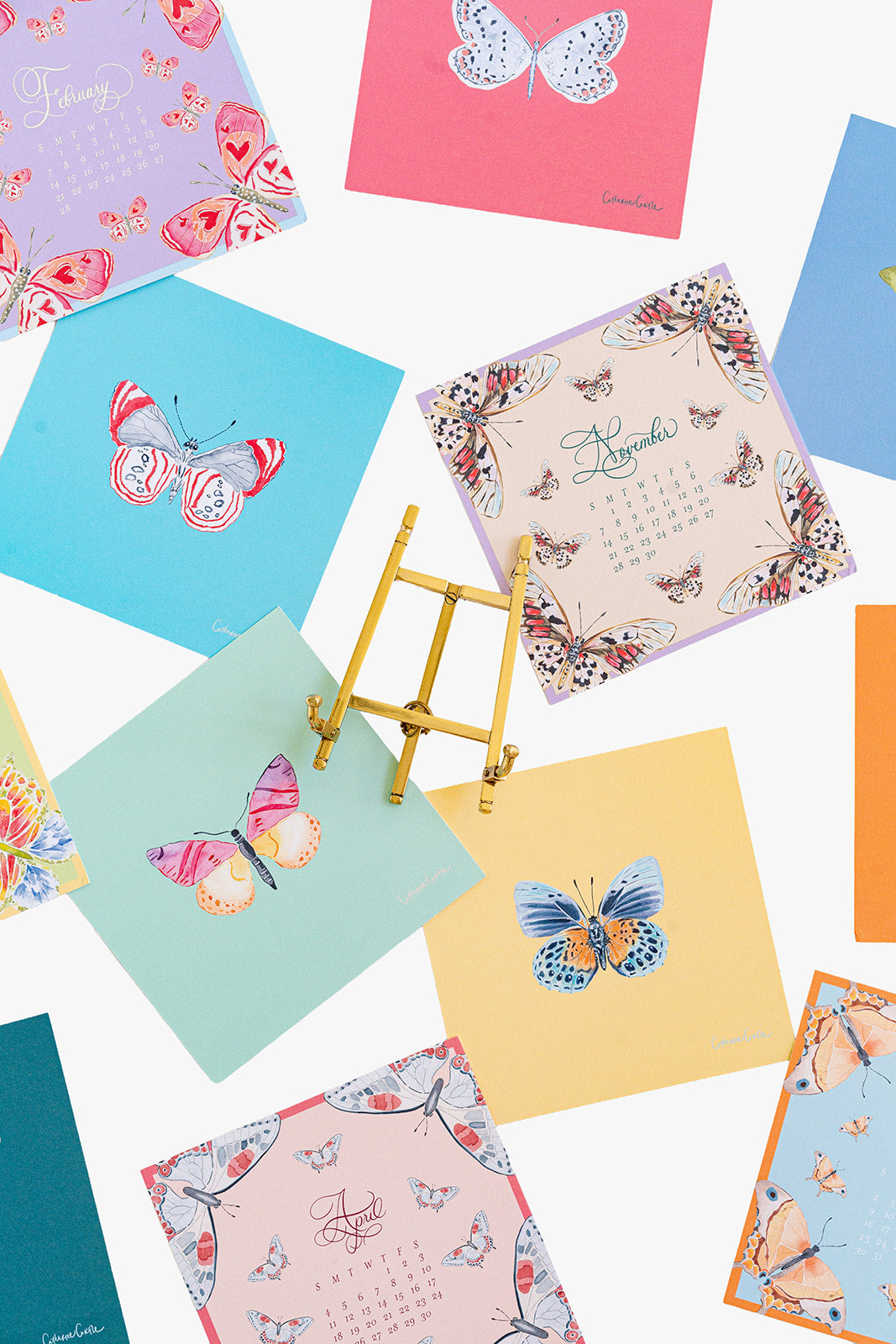 2027 Butterflies Calendar