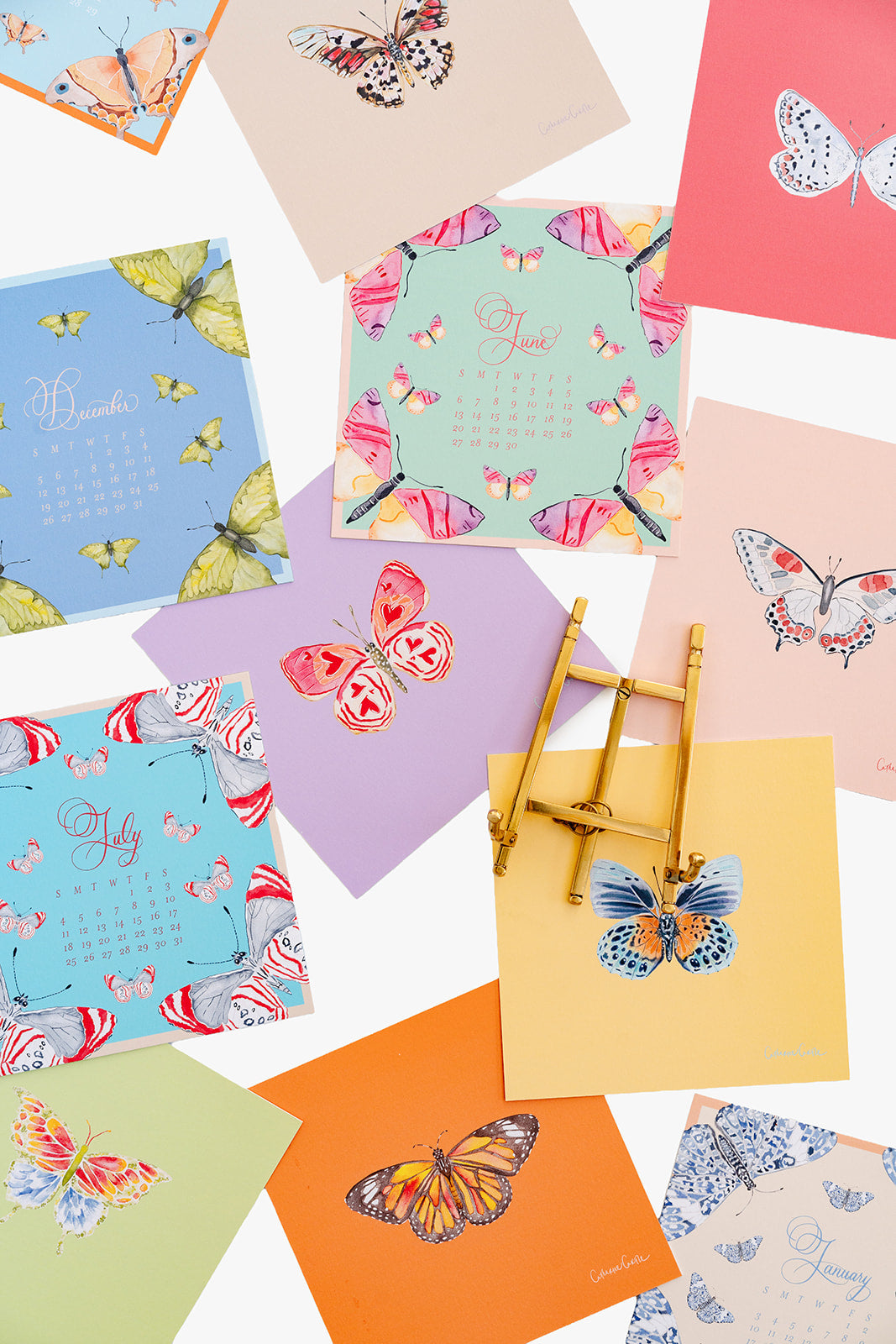 2027 Butterflies Calendar