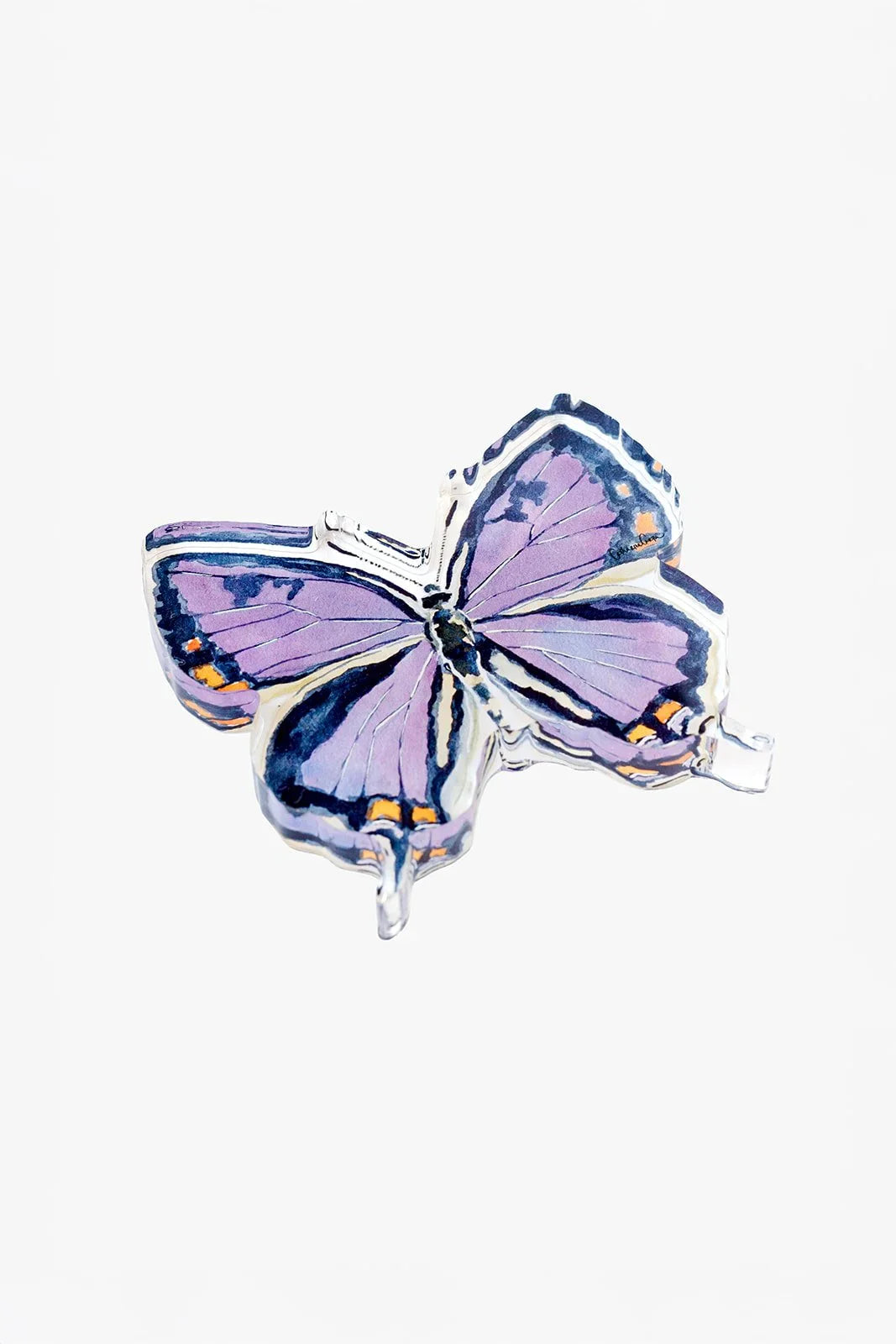 Colorado Hairstreak Butterfly Acrylic Art Block Small