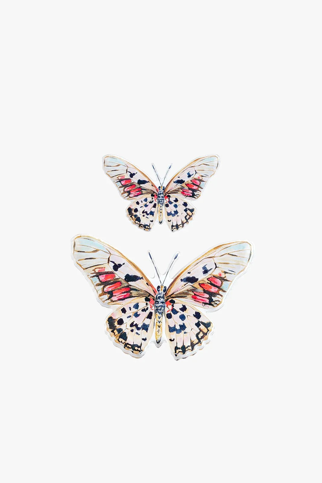 Autumn Butterfly Acrylic Art Block Small