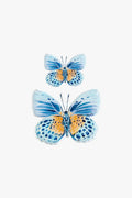 Autumn Blue Butterfly Acrylic Art Block Small