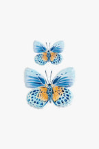 Autumn Blue Butterfly Acrylic Art Block Small