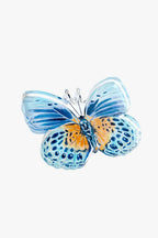 Autumn Blue Butterfly Acrylic Art Block Large