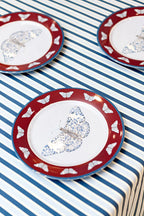 Mixed Butterfly Melamine Plate Set of Six