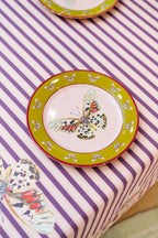 Mixed Butterfly Melamine Plate Set of Six