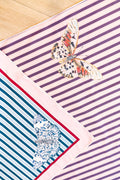 Purple and Blue Butterfly Tablecloth Small
