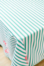 Green and Orange Butterfly Tablecloth Large