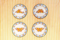 Monarch Butterfly Melamine Plate Set of Four