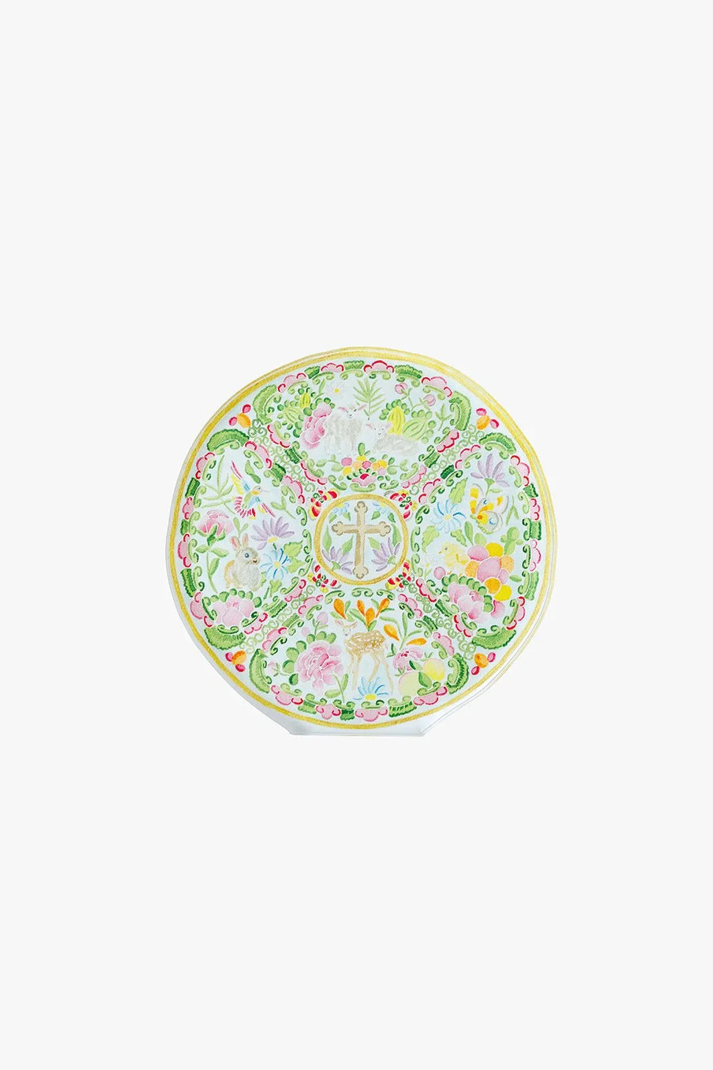 Easter Rose Medallion Art Block