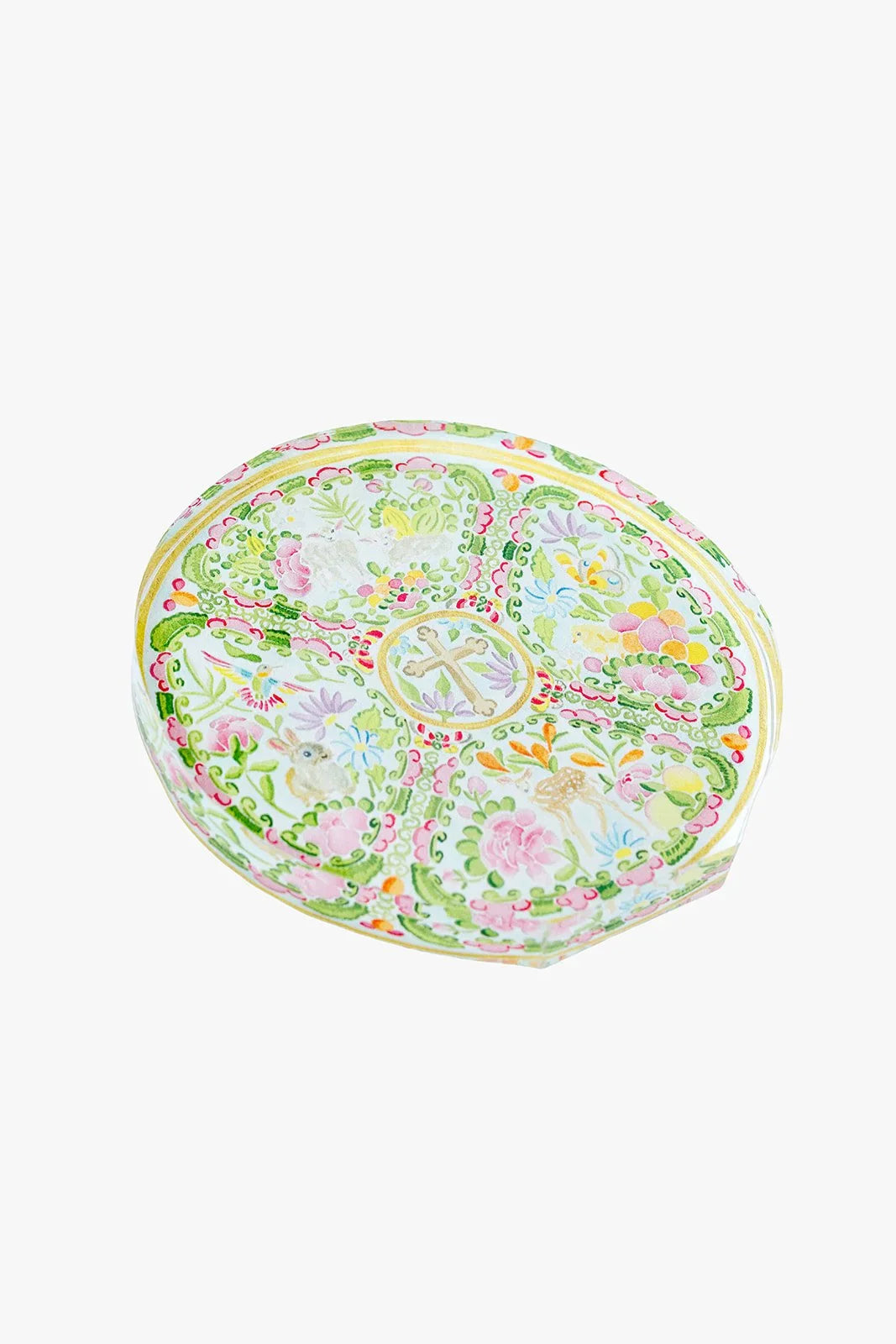 Easter Rose Medallion Art Block