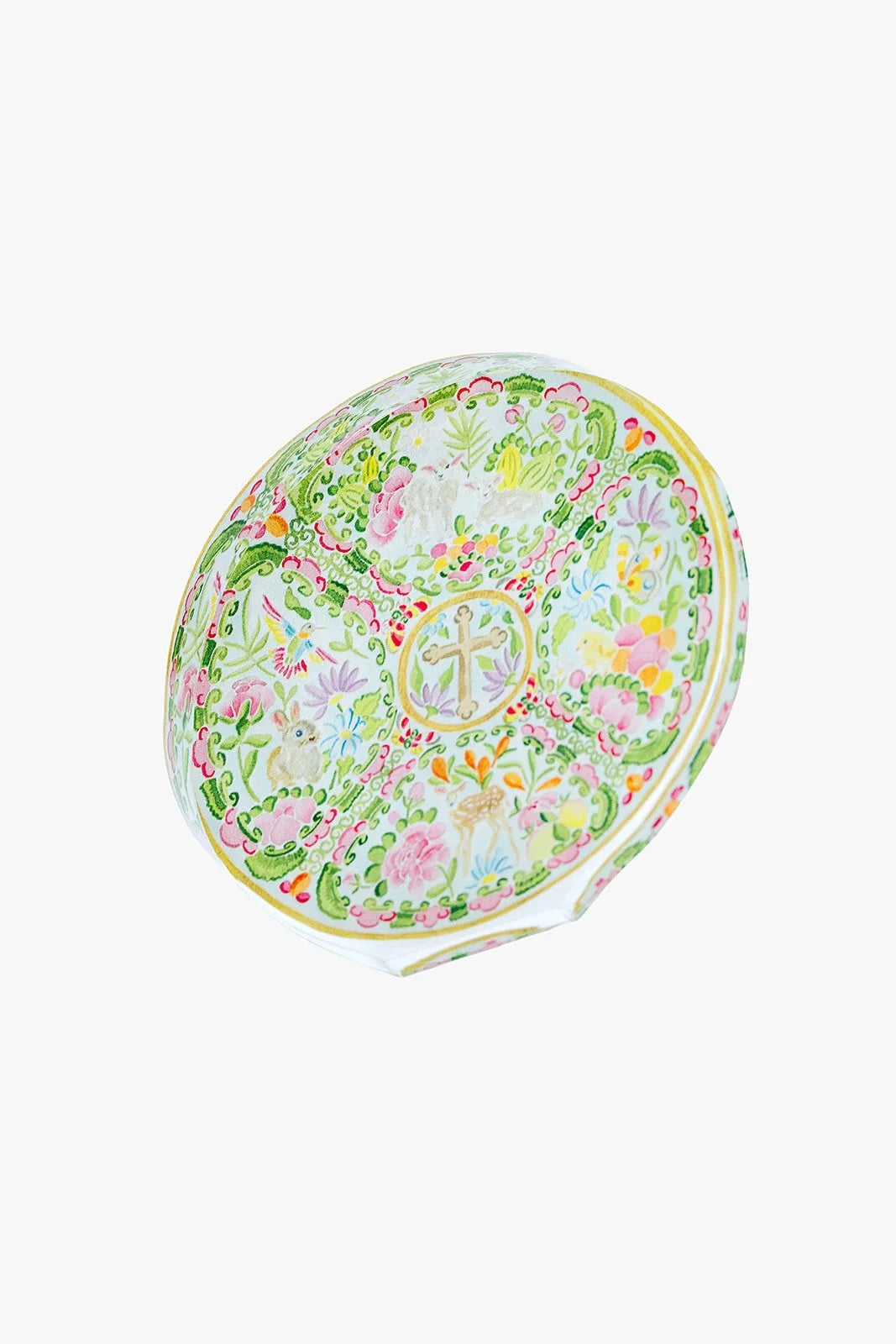 Easter Rose Medallion Art Block