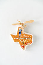 Texan Christmas Ornament - Fort Worth