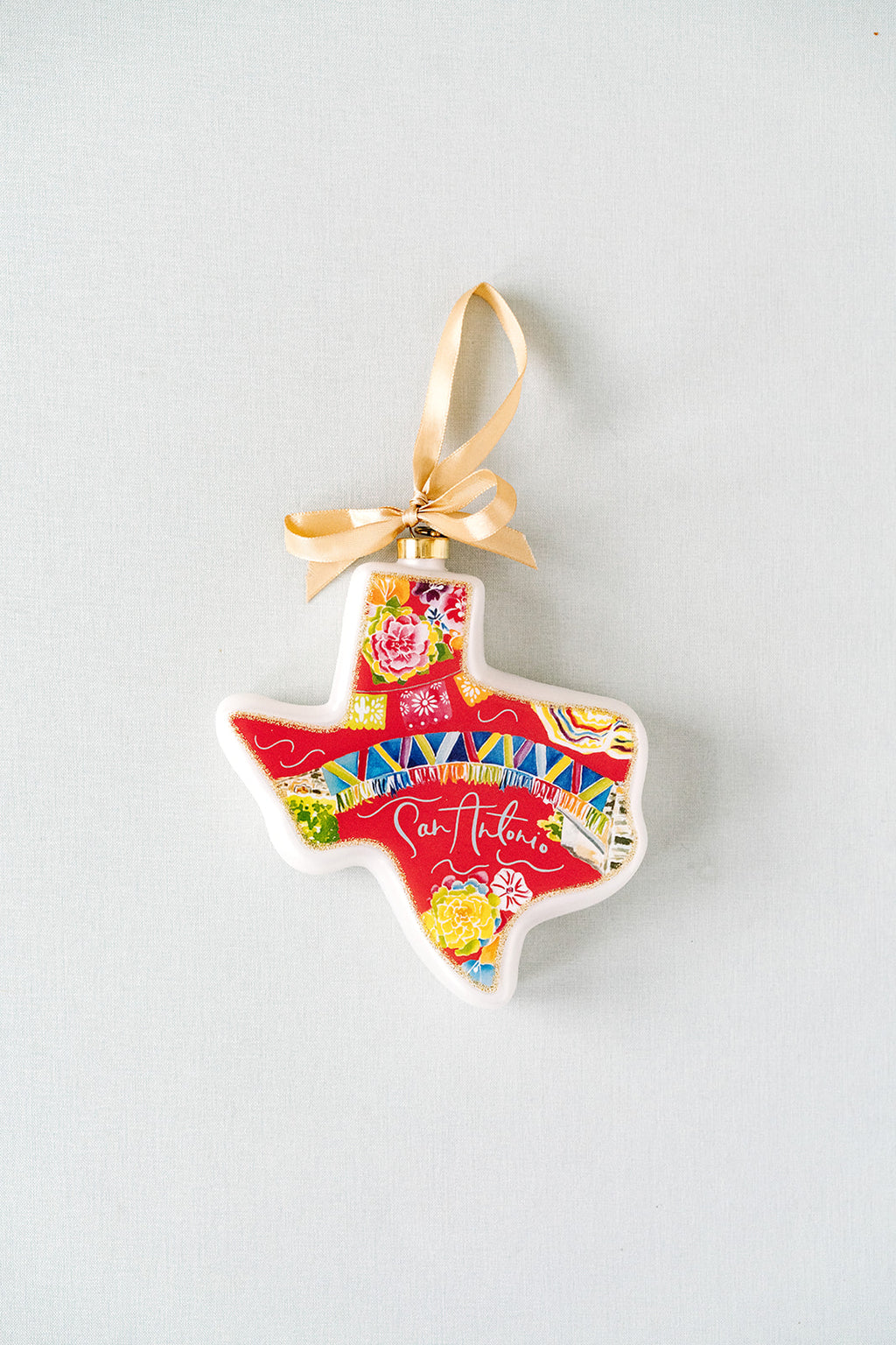 Texan Christmas Ornament - San Antonio
