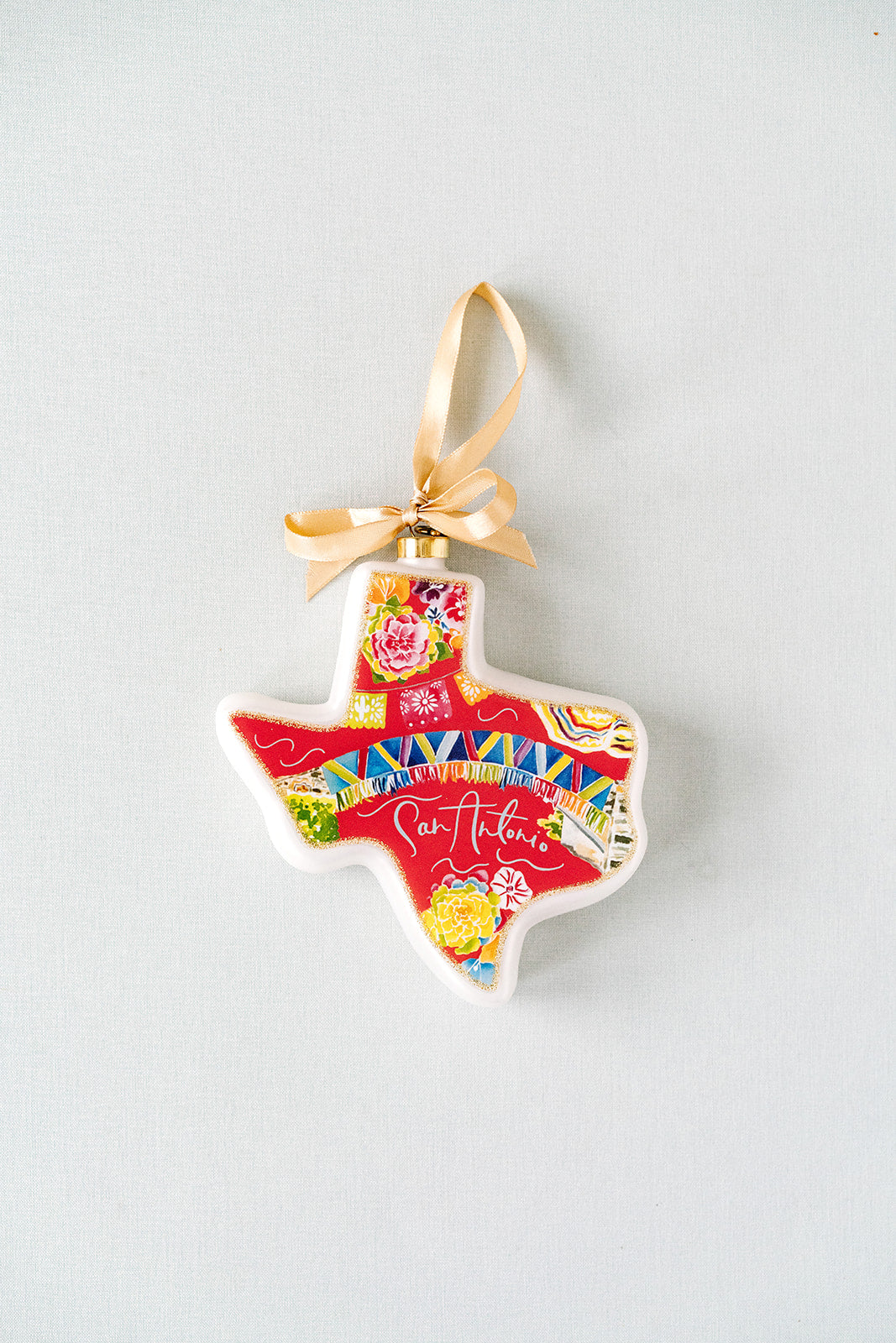 Texan Christmas Ornament - San Antonio