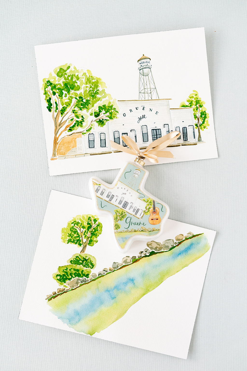 Texan Christmas Ornament - Gruene