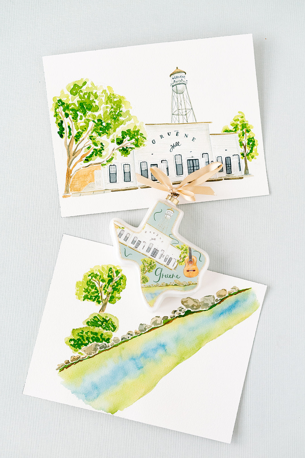 Texan Christmas Ornament - Gruene