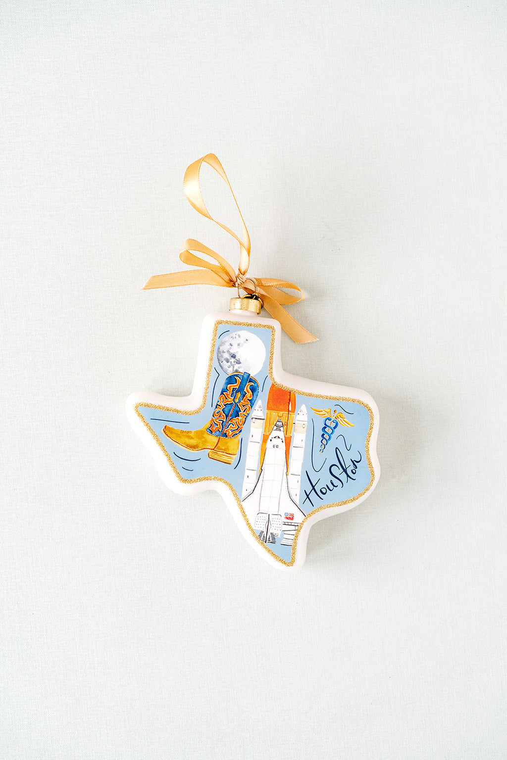 Texan Christmas Ornament - Houston