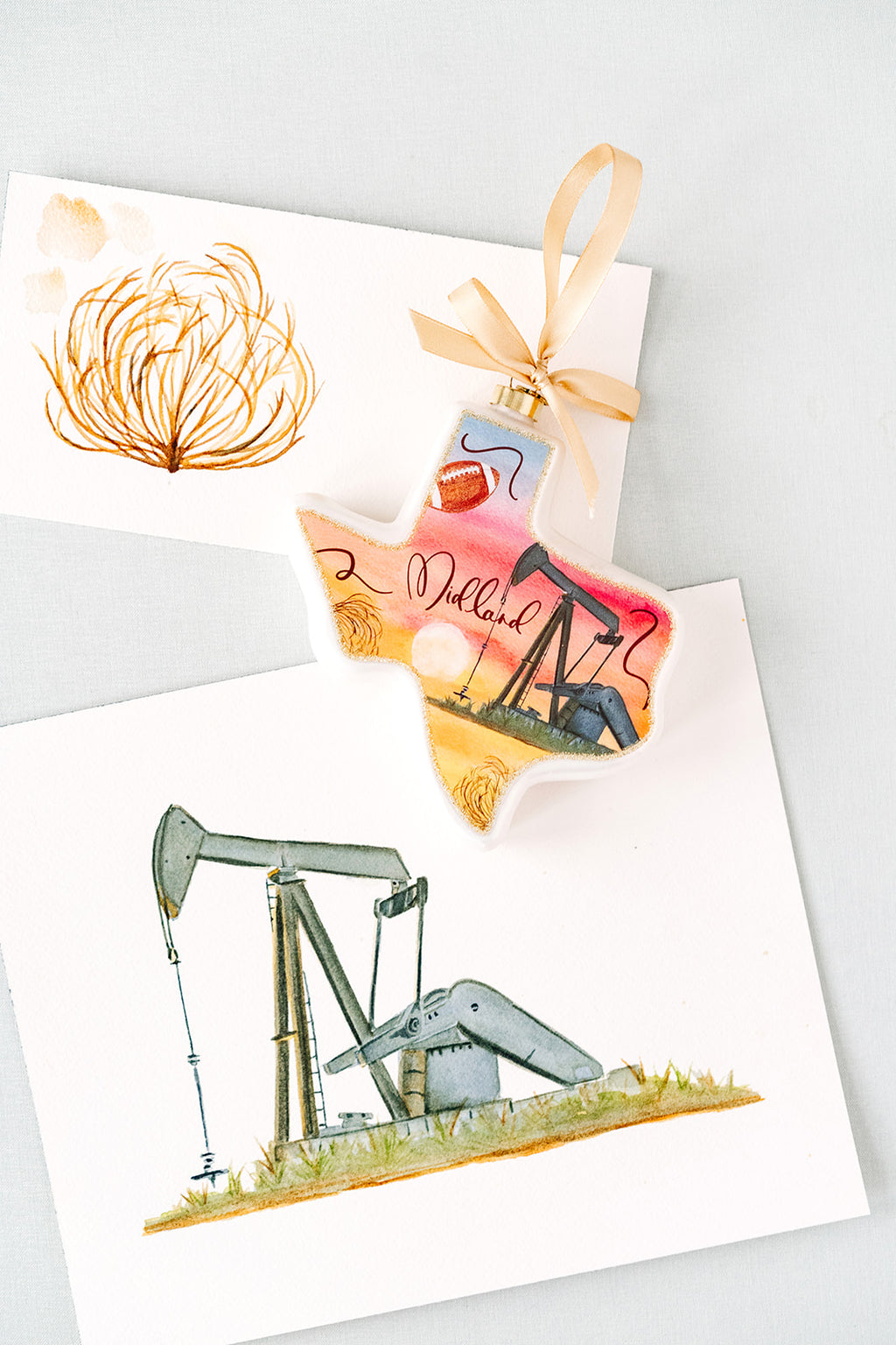 Texan Christmas Ornament - Midland