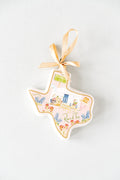 Texan Christmas Ornament - Round Top