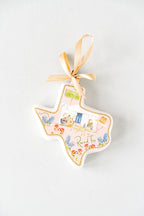 Texan Christmas Ornament - Round Top