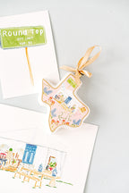 Texan Christmas Ornament - Round Top