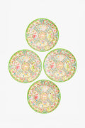 Rose Medallion Melamine Plate Set of Four