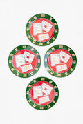 Letters to Santa Melamine Plate Set of Four