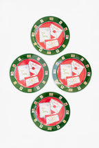Letters to Santa Melamine Plate Set of Four