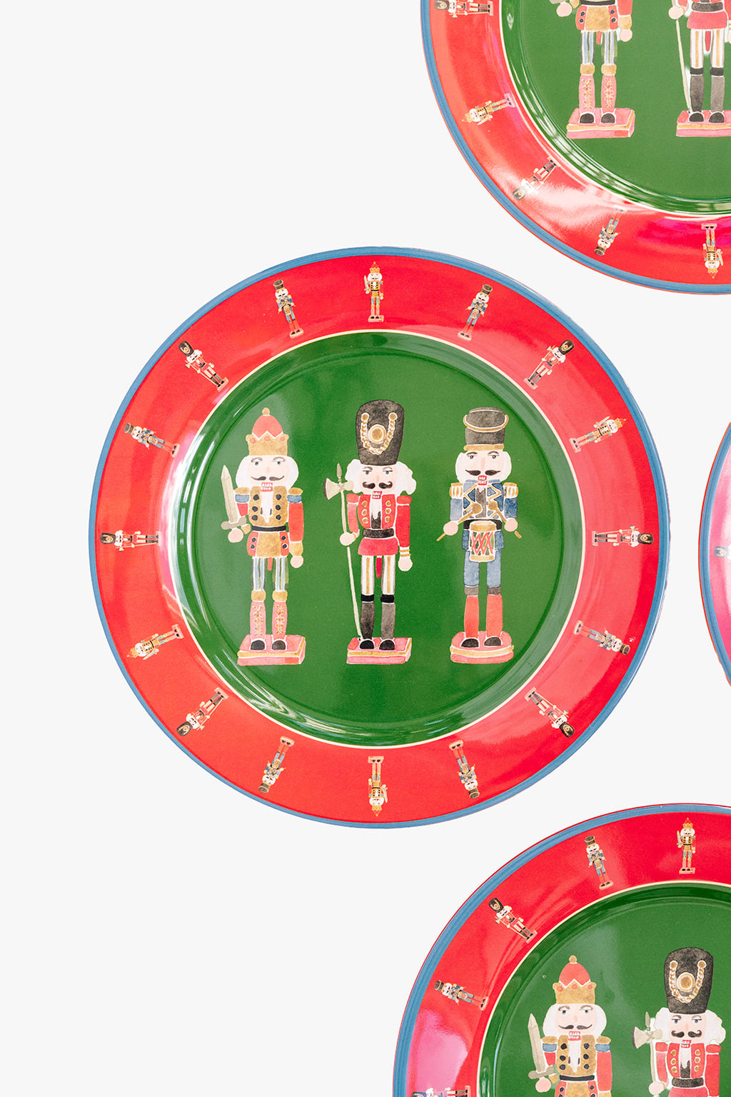 Nutcracker Melamine Plate Set of Four