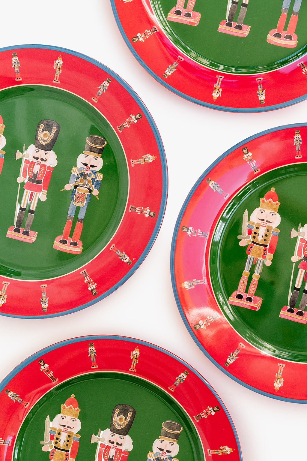 Nutcracker Melamine Plate Set of Four