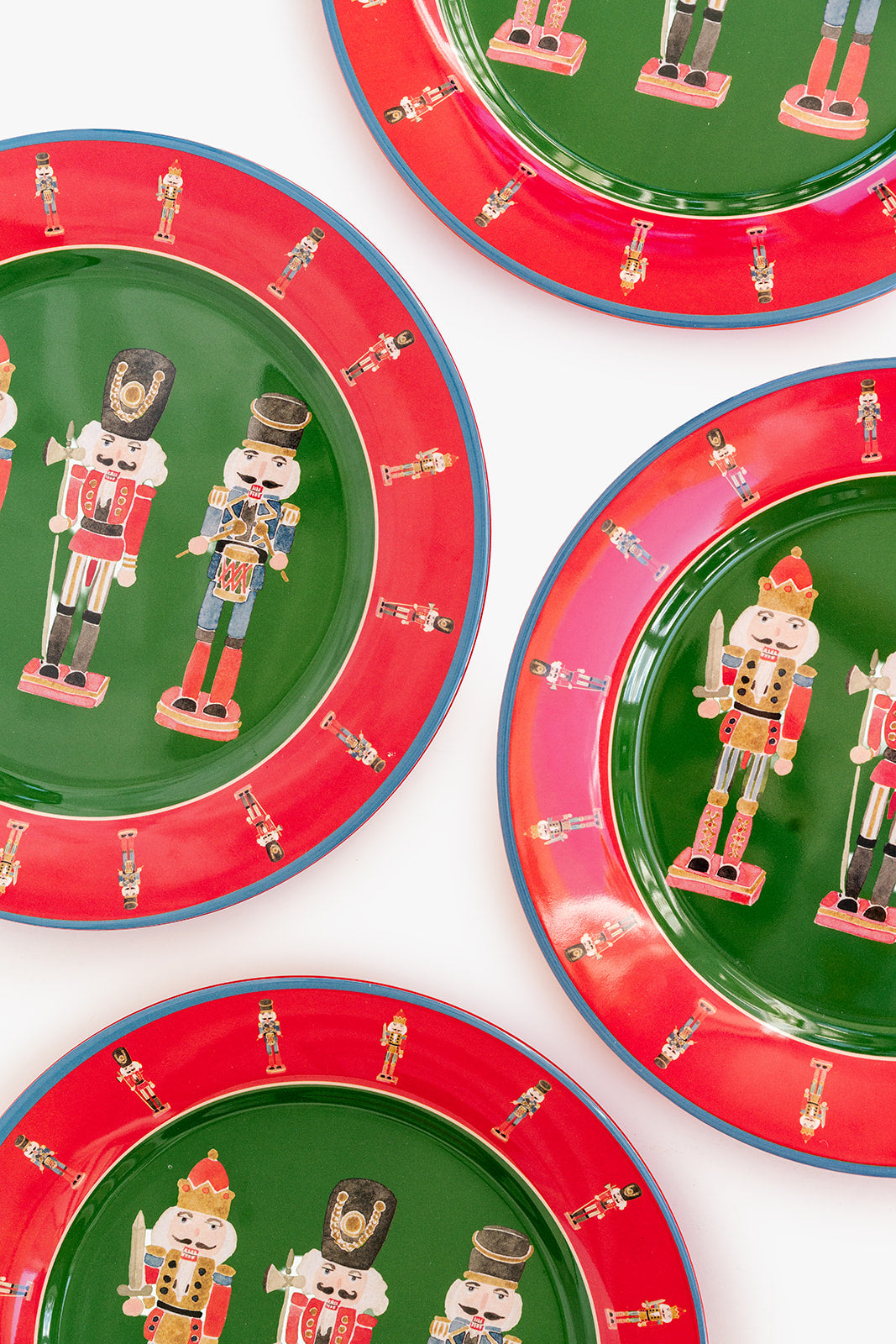 Nutcracker Melamine Plate Set of Four