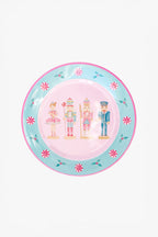 Pastel Nutcracker Melamine Plate Set of Four