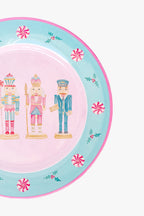 Pastel Nutcracker Melamine Plate Set of Four
