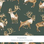 Gift Wrap - Caribou