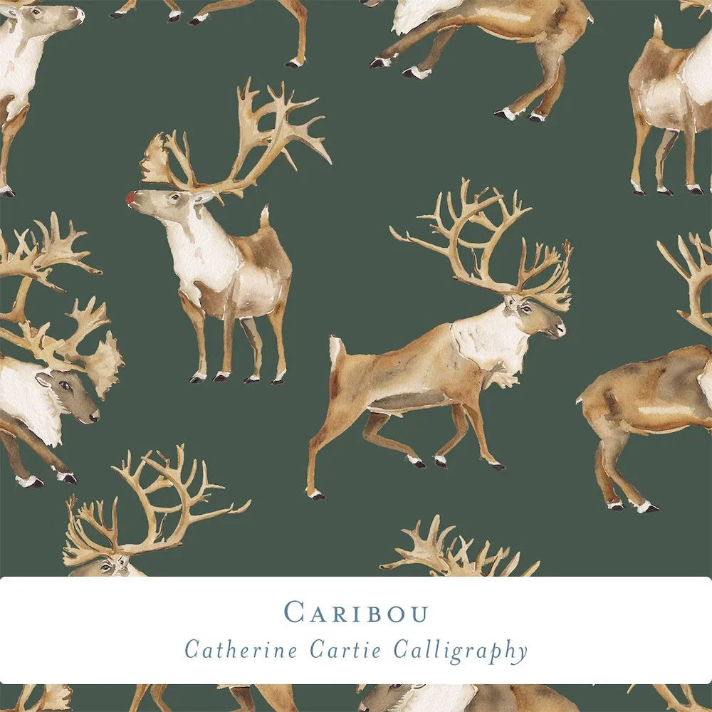 Gift Wrap - Caribou