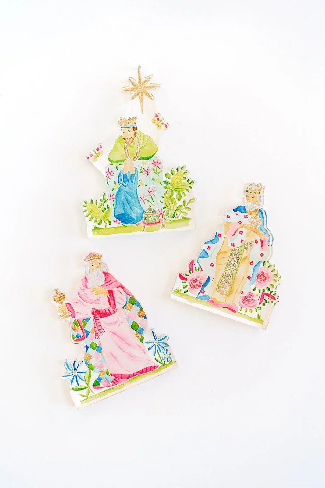 Acrylic Nativity Set - Wise Men