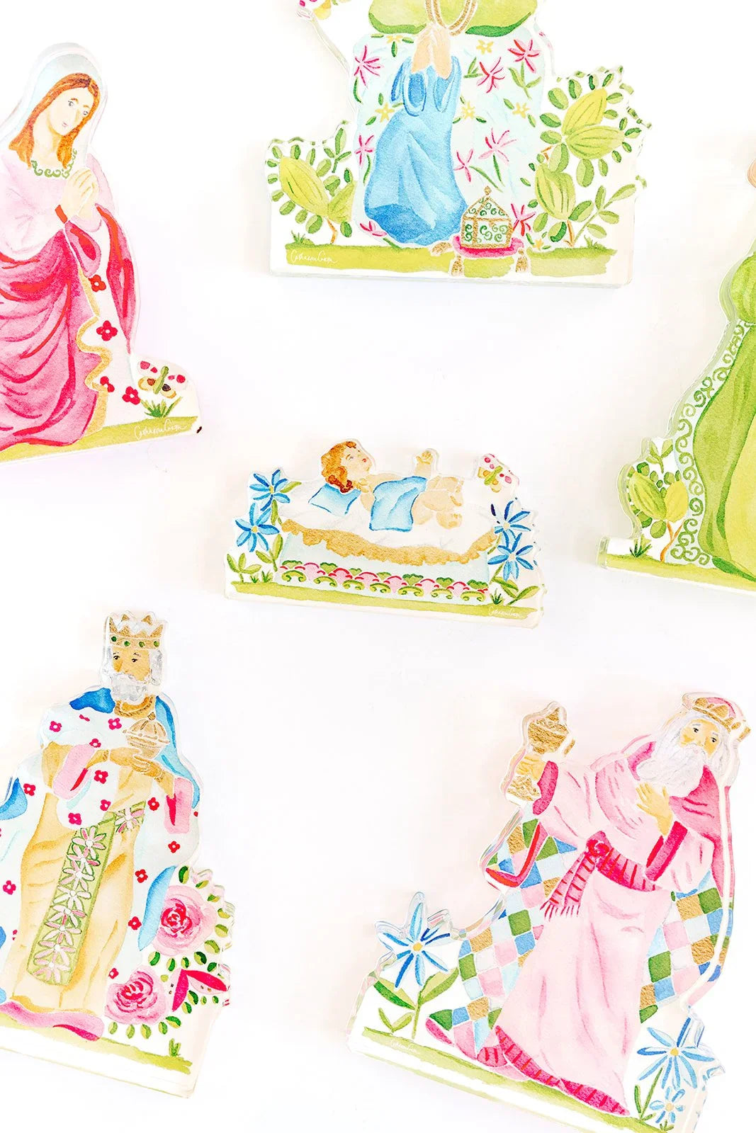 Acrylic Nativity Set - Wise Men