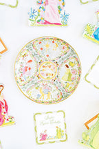 Rose Medallion Nativity Porcelain Plate