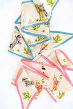 Rodeo Cowboy Silk Ribbon Scarf