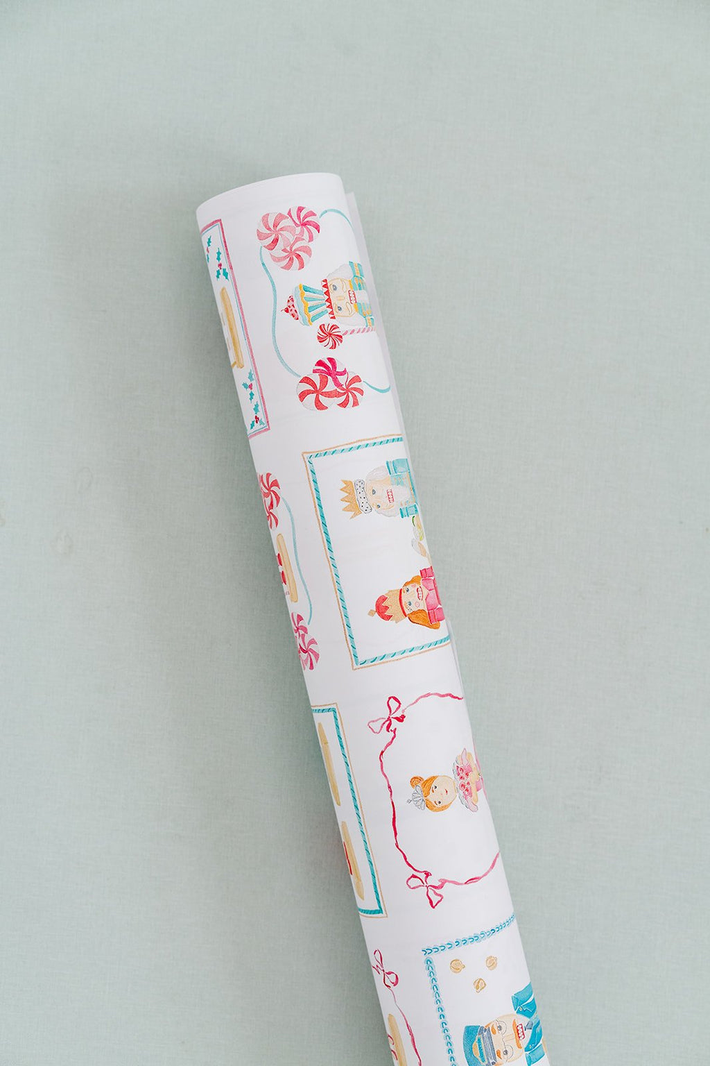 Gift Wrap - Pastel Nutcrackers