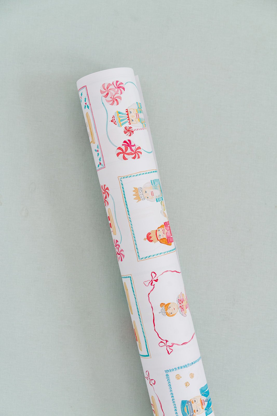 Gift Wrap - Pastel Nutcrackers