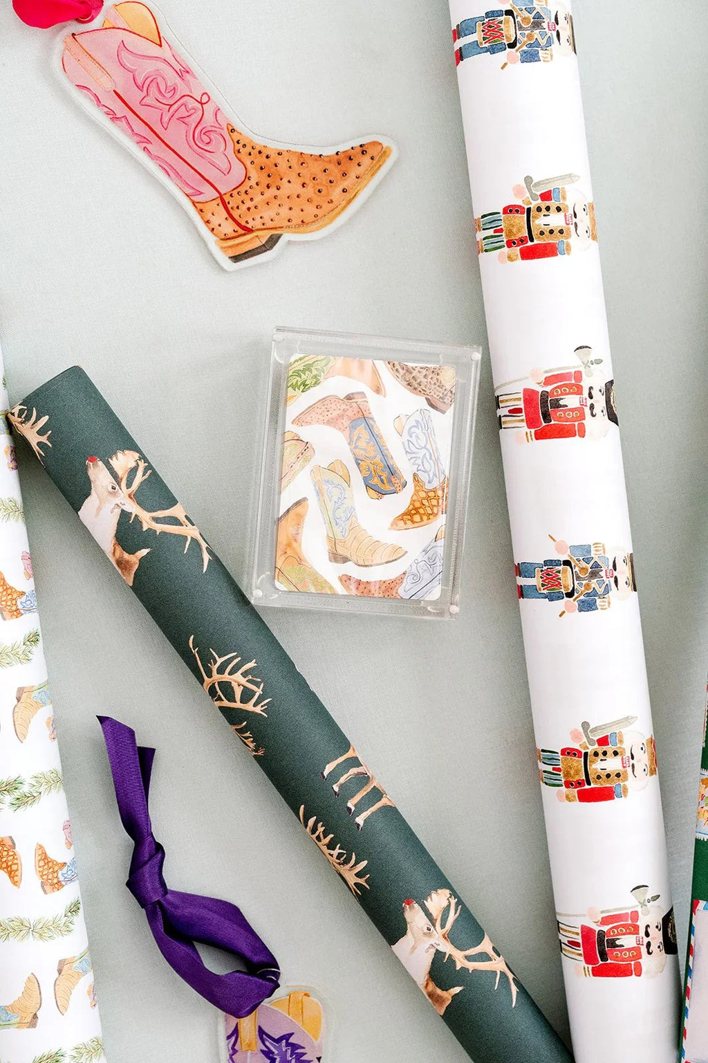 Gift Wrap - Caribou