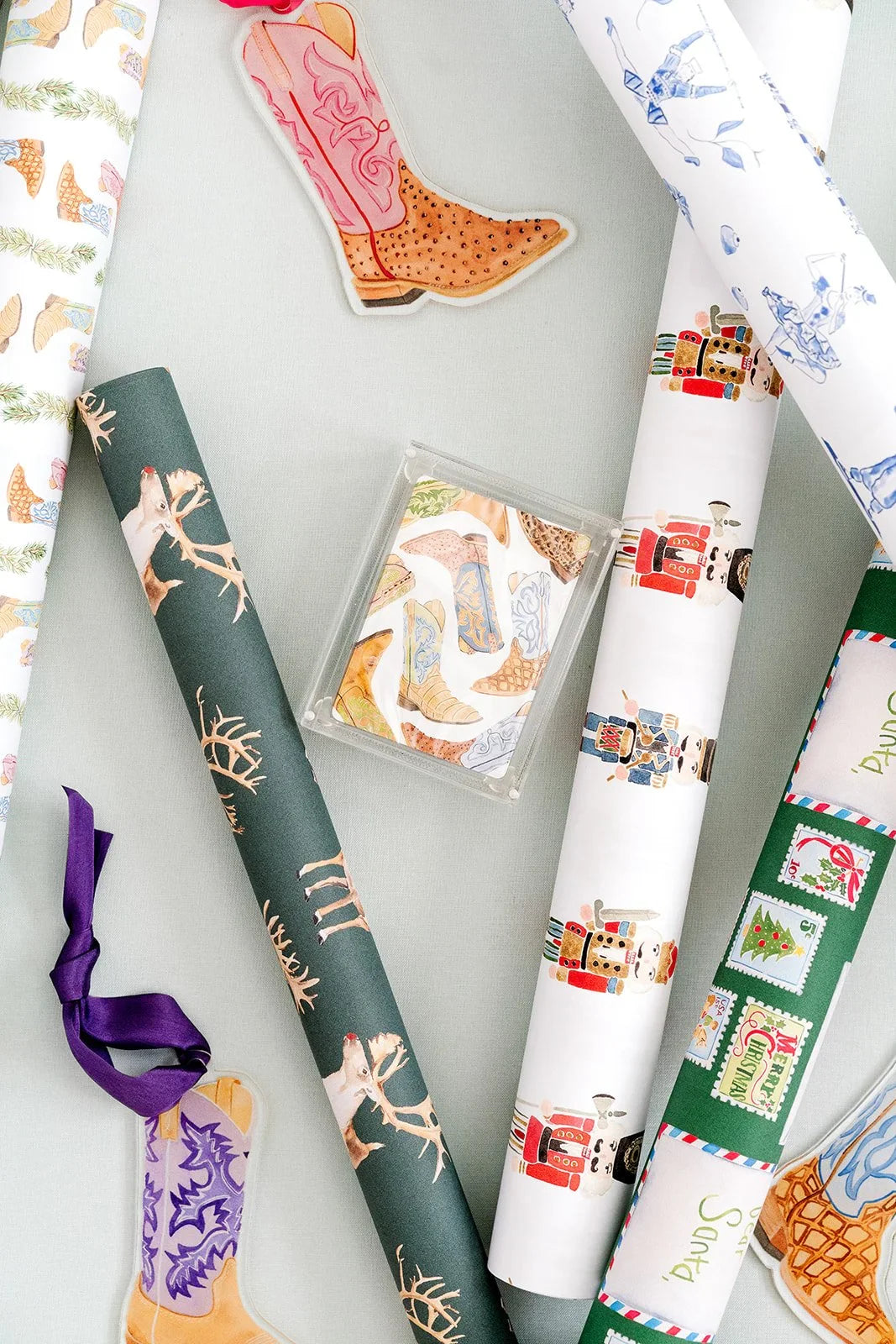 Gift Wrap - Caribou